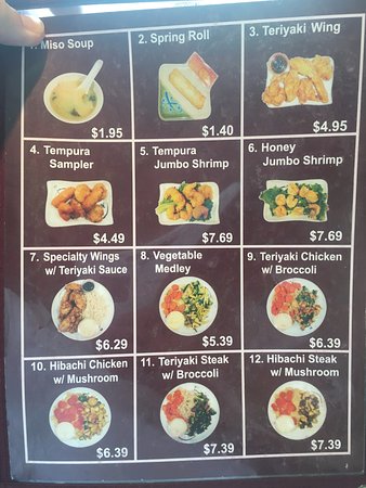 Toyama Express Japanese Restaurant menu 4
