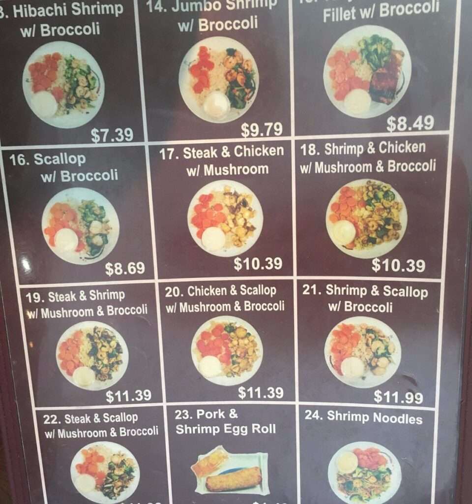 Toyama Express Japanese Restaurant menu 2